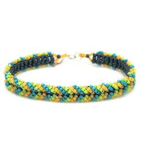 Chevron Beaded Bracelet