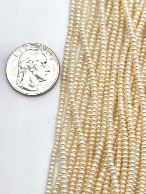 Freshwater Button Seed Pearls