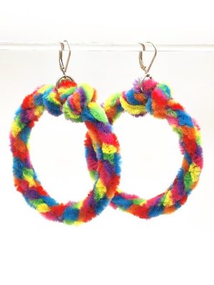 New Class!  Friday Night Out:  Pipe Cleaner Kumihimo Earrings