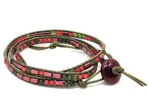 New Class!  Friday Night Out:  Morse Code Wrap Bracelet -- This Class is full. Get on the Waitlist by calling 319-338-1566