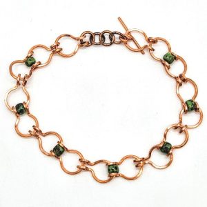 Friday Night Out:  Square Wire Bracelet Chain with Beads--this class is full.  Please call to get on the waiting list.