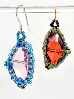 New Class!  Swarovski Galactic Crystal Earrings