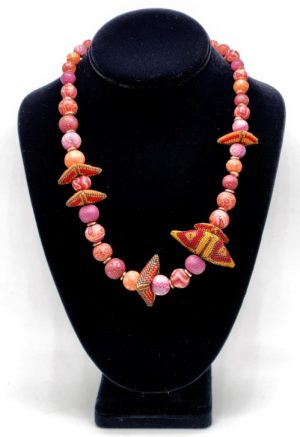pink-polymer-with-beaded-trangles_red-01_beadology-iowa Pink Polymer with Beaded Triangles