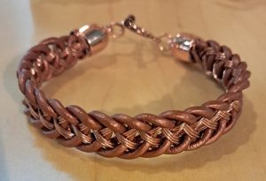 New Class! Wire & Leather Kumihimo Bracelet