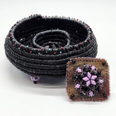 Bead Challenge 2025--Marilyn Moore's "All Tarted Up &Floating Above It All"