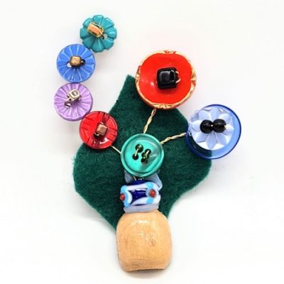 Bead Challenge 2025--Jo Benda's "Buttons & Beads"