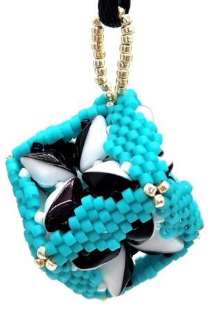 Gem Duo Cube Pendant